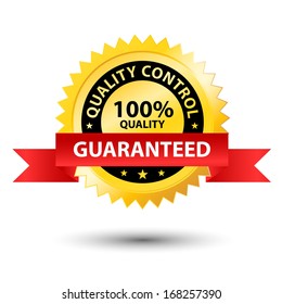 Quality guaranteed sign
