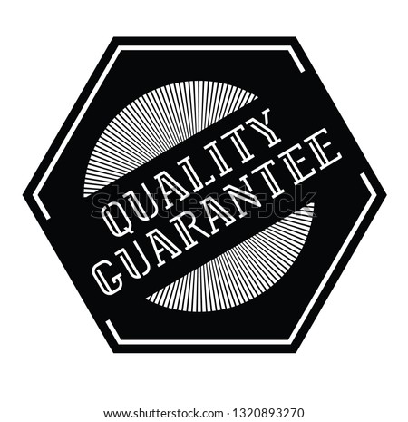 Quality Guatantee stamp on white background