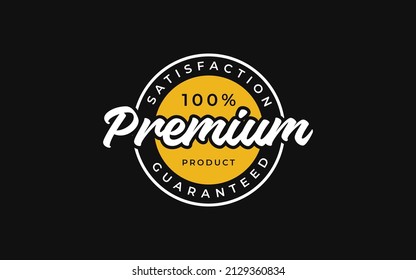 Qualitativ garantierte Premium Label Design Vorlage. Authentisches Etikett