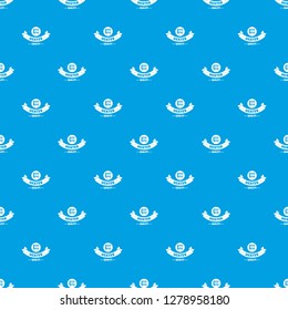 Quality heater pattern vector seamless blue repeat for any use
