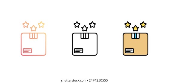 Qualitäts-Icon-Design mit weißem Hintergrund Stock-Illustration