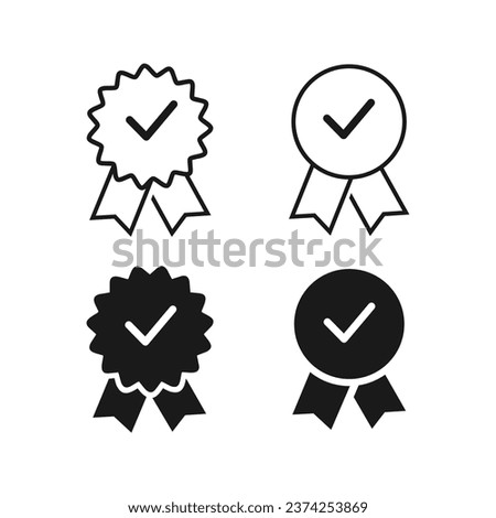 Quality icon. Quality guarantee symbol