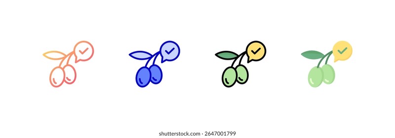 Quality Icon set multiple style collection