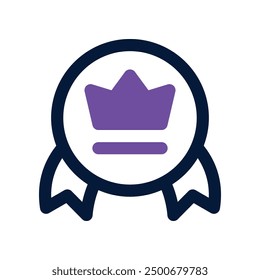 Qualitätssymbol Vektorsymbol mit zwei Tönen für Ihre Website, Ihr Handy, Ihre Präsentation und Ihr Logo-Design.