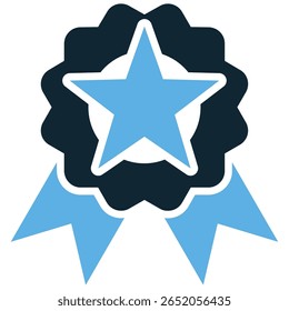 Vetor de ícone de qualidade, que representa excelência, padrões e valor premium. Adequado para qualquer produto ou serviço que destaque atributos de alto nível e confiabilidade.