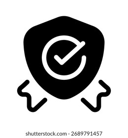Illustration zum Entwurf eines Vektorsymbol für Qualität