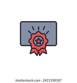 quality icon. vector.Editable stroke.linear style sign for use web design,logo.Symbol illustration.