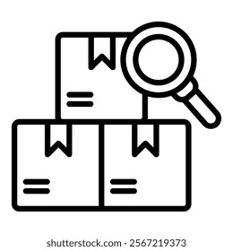 Quality Inspection Icon Element For Design