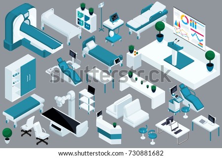 Quality Isometry, 3D medical devices, hospital bed, MRI, X-ray scanner, ultrasound scanner, dental chair, operating room.