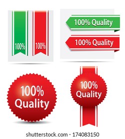  Quality labels and ribbons