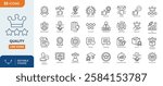 Quality line editable icon set. Quality Icon set. Vector illustration	
