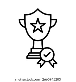Vektorgrafik des Qualitätsliniensymbols