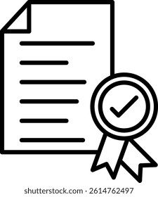 Quality Line Vector Icon Design