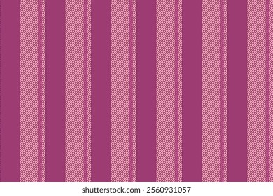 Quality lines vector fabric, graphical textile background vertical. Attire stripe texture pattern seamless in pink and light colors palette.