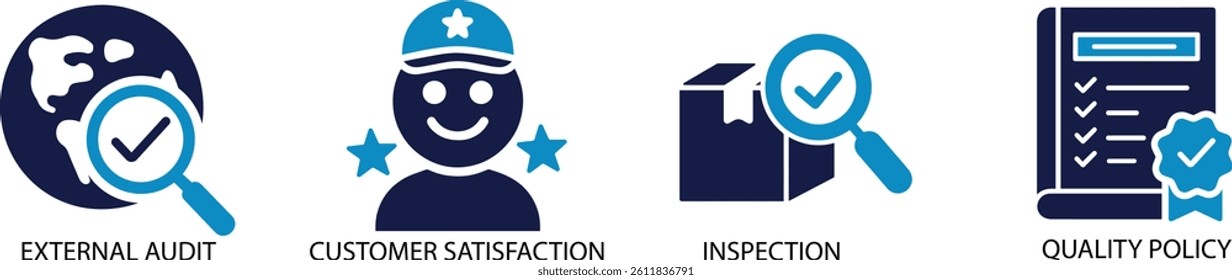 Quality Management best icon Set