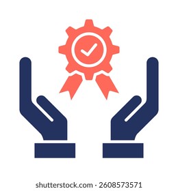 Quality Management Icon Element for Design