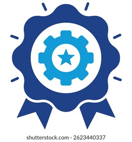 Quality Management Icon Element for Design