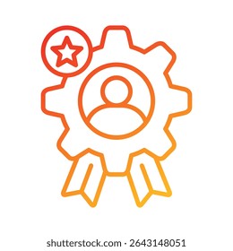 Elemento de icono de gestión de calidad para el diseño