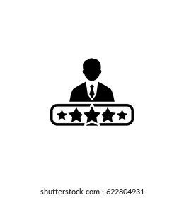 Quality Management Icon. Flat Design. App Symbol or UI element.