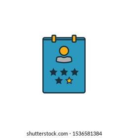 Quality Management icon set. Four elements in diferent styles from human resources icons collection. Creative quality management icons filled, outline, colored and flat symbols.