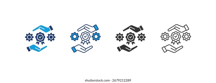 Conjunto de Ícones de Gerenciamento de Qualidade - Coleção de Vários Estilos