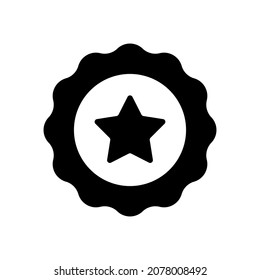 Icono de medalla de calidad para aplicaciones y sitios web