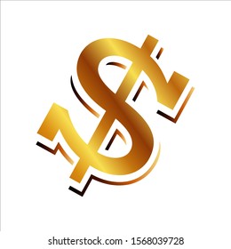 quality modern graphic design US dollar sign logo icon vector illustrations