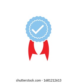 Comprobar el diseño de icono de marca aislado en fondo blanco. ilustración vectorial 