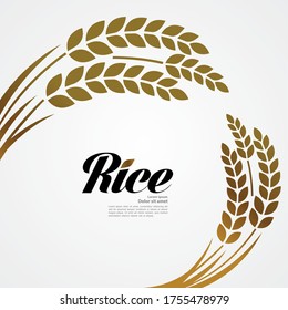 Quality Premium Rice design concept.  A great vector.