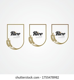 Quality Premium Rice design concept.  A great vector.