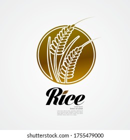 Quality Premium Rice design concept.  A great vector.