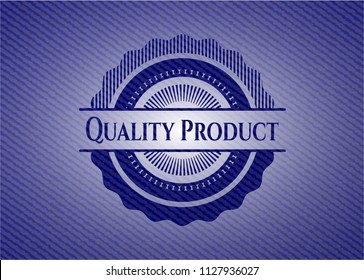 Quality Product with denim texture