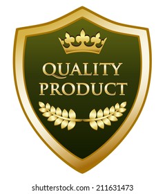 Quality Product Gold Shield