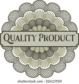 Quality Product gold shiny badge