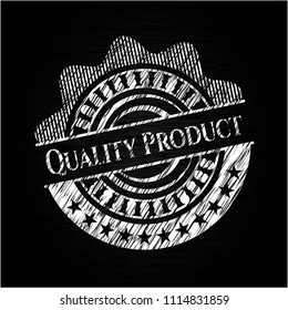 Quality Product on blackboard