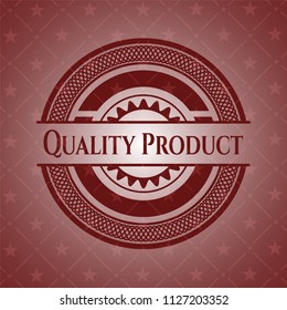 Quality Product red emblem