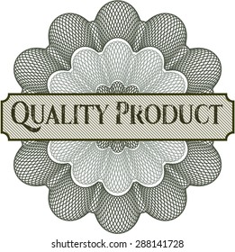 Rosette de productos de calidad
