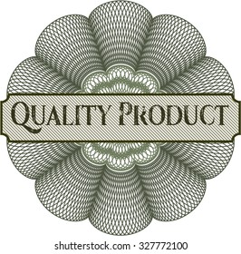 Rosette de productos de calidad