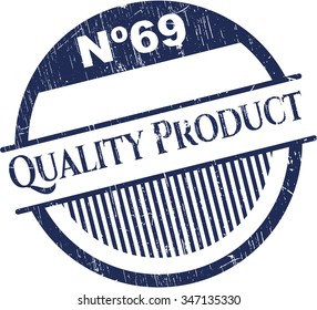 Sello de goma de productos de calidad