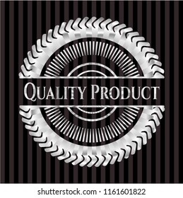 Quality Product silver shiny emblem
