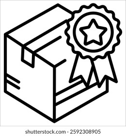 Quality Product Simple Icon Vector Illustration Concept