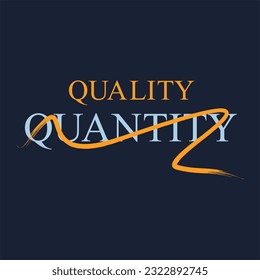 Quality quantity slogan typography for t-shirt prints, posters and other uses.