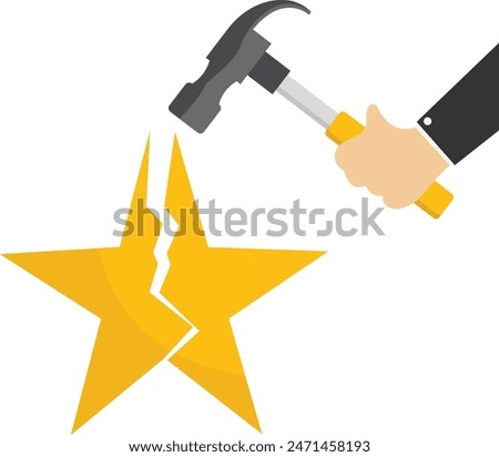 Quality rank set. Best choice illustration.Rating sign. Feedback and review set with simple stars shape.

