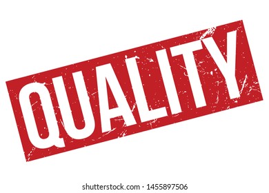Quality Rubber Stamp. Quality Rubber Grunge Stamp Seal Vector Illustration - Vector