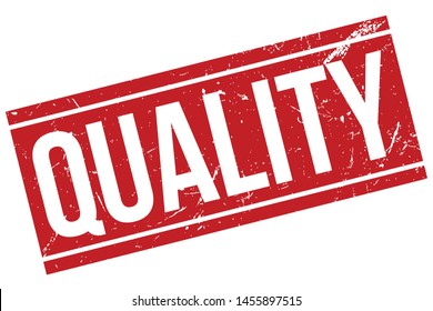 Quality Rubber Stamp. Quality Rubber Grunge Stamp Seal Vector Illustration - Vector