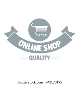 Quality shop logo. Simple illustration of quality shop vector logo for web
