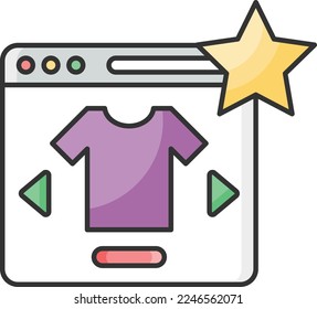 ilustración de sitio web de calidad con estilo plano