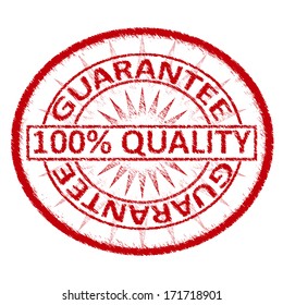 Quality stamp. Vector illustration