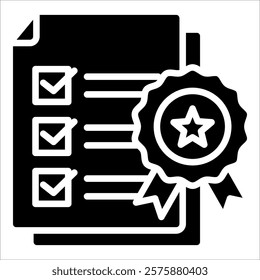 Quality Standards Icon Element For Design