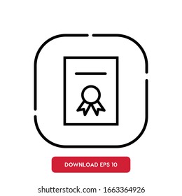 Quality symbol, beauty salon outline vector icon. Modern, simple flat vector illustration for web site or mobile app